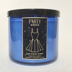 Bath & Body Works | Accents | Party Dress 3 Wick Candle | Poshmark Bath & Body Works | Accents | Party Dress 3 Wick Candle | Poshmark